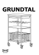 Ikea GRUNDTAL Roltafel