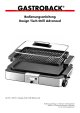 42531 Design Tisch-Grill Advanced